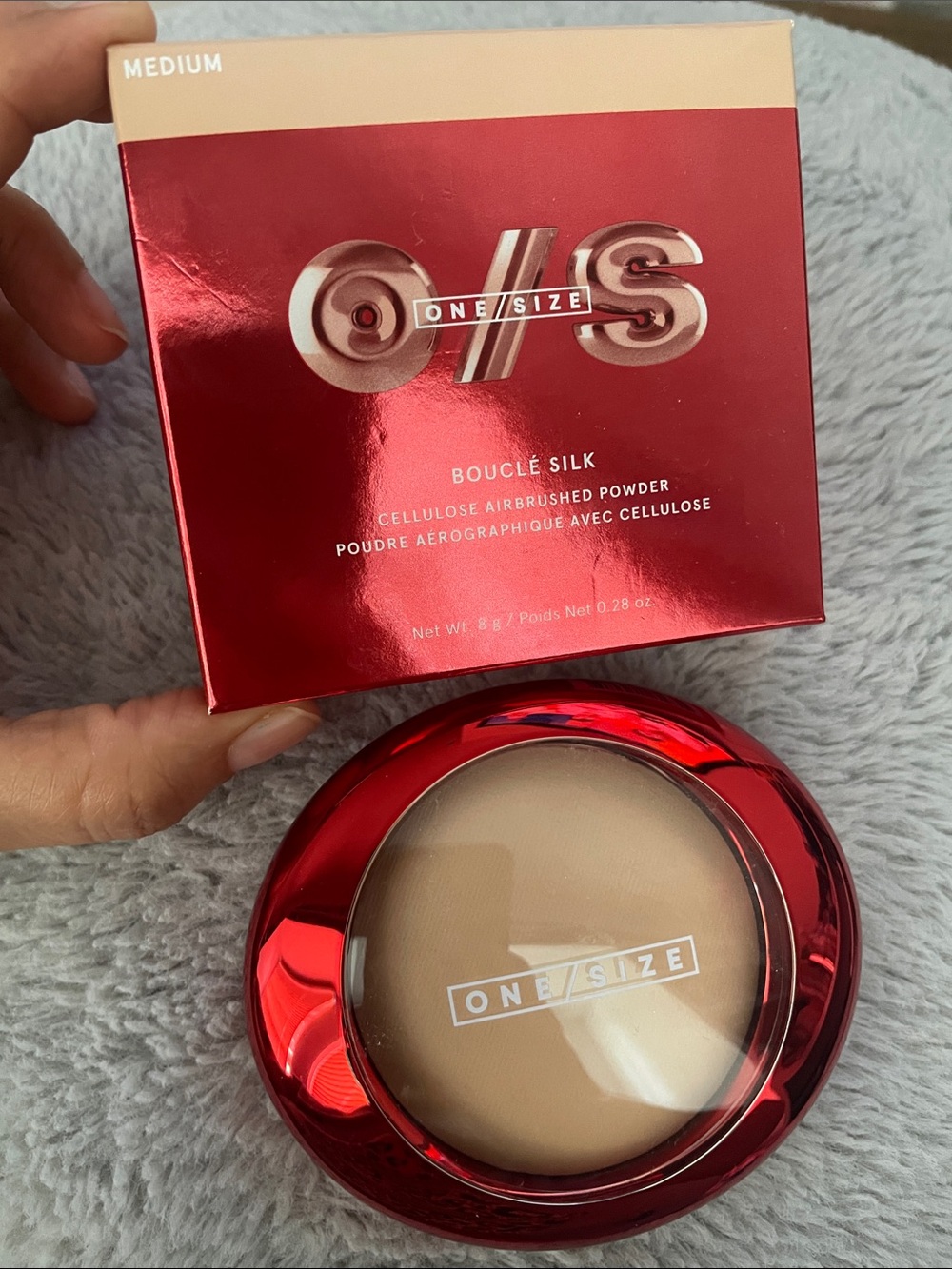 ONE/SIZE Bouclé Silk Cellulose Airbrushed Powder - Medium - Red Compact